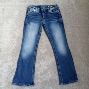 "Miss Me" jeans  mid rise easy boot